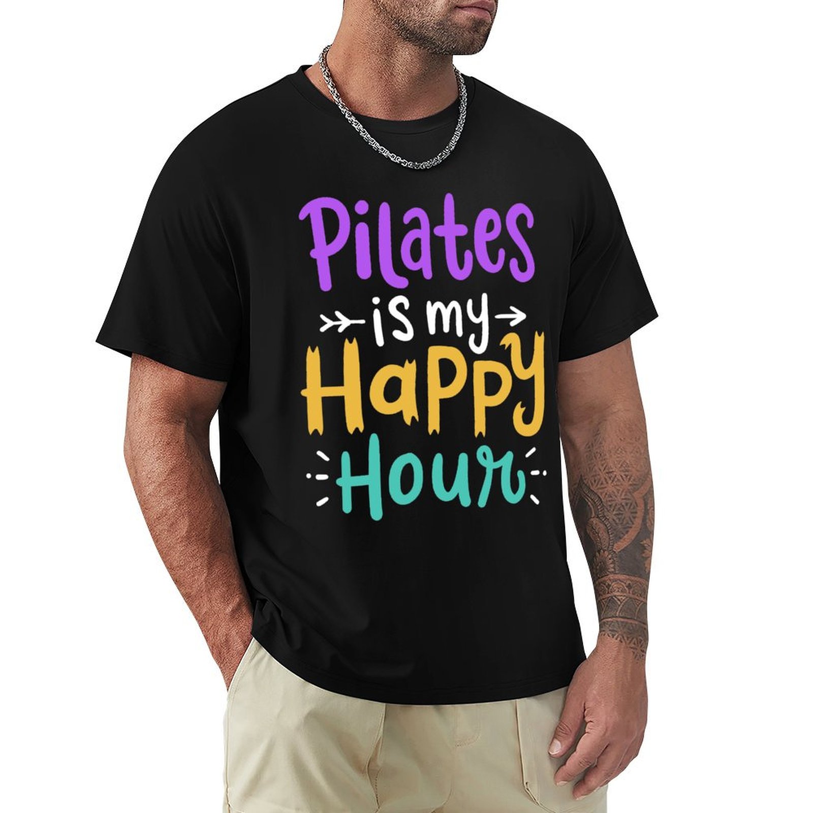 Yoga Fitness Holiday - Pilates Yoga Workout Fitness Exercise T-Shirt