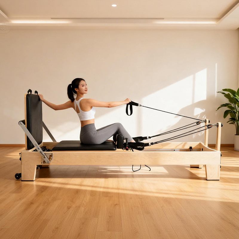 White Maple Portable Adjustabl - огляд і ціна Yoga Fitness Pilates Reformer