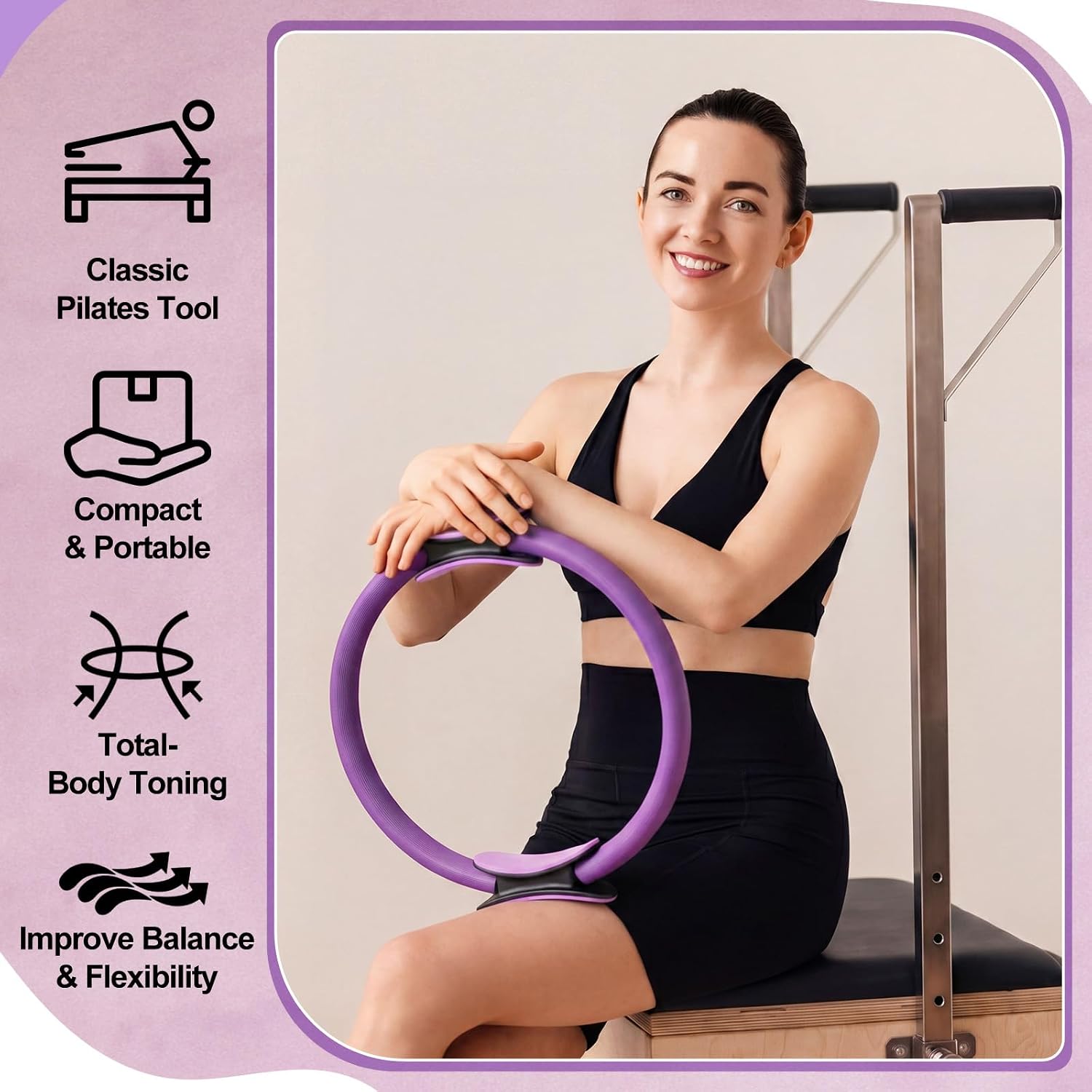 12 Pcs Pilates Ring Set Dual S - огляд і ціна Pilates Ring Circle
