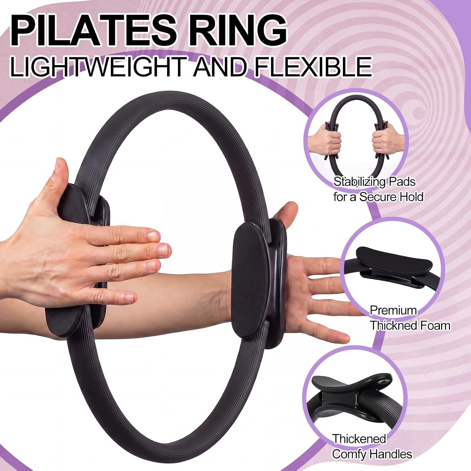 12 Pcs Pilates Ring Set Dual S - огляд і ціна Pilates Ring Circle