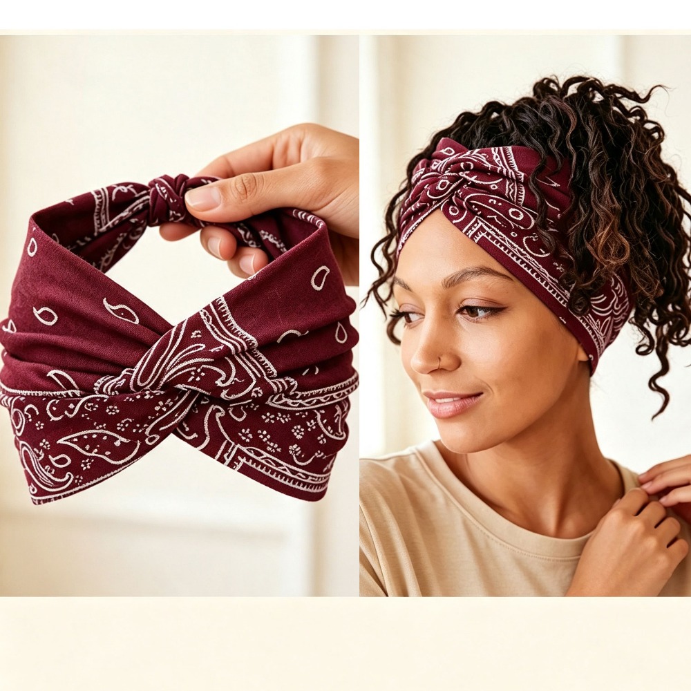 Women Elastic Wide Hair Hoop,  - огляд і ціна Yoga Daily Fitness