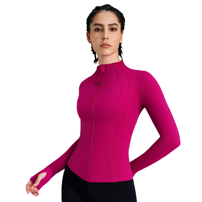 Women Zip Up Long Sleeve Yoga  - огляд і ціна Yoga Daily Fitness