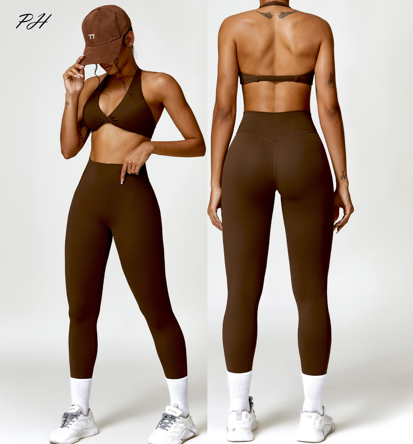 2PCS Yoga Set Nude Feeling Wor - огляд і ціна Yoga Fitness Zumba