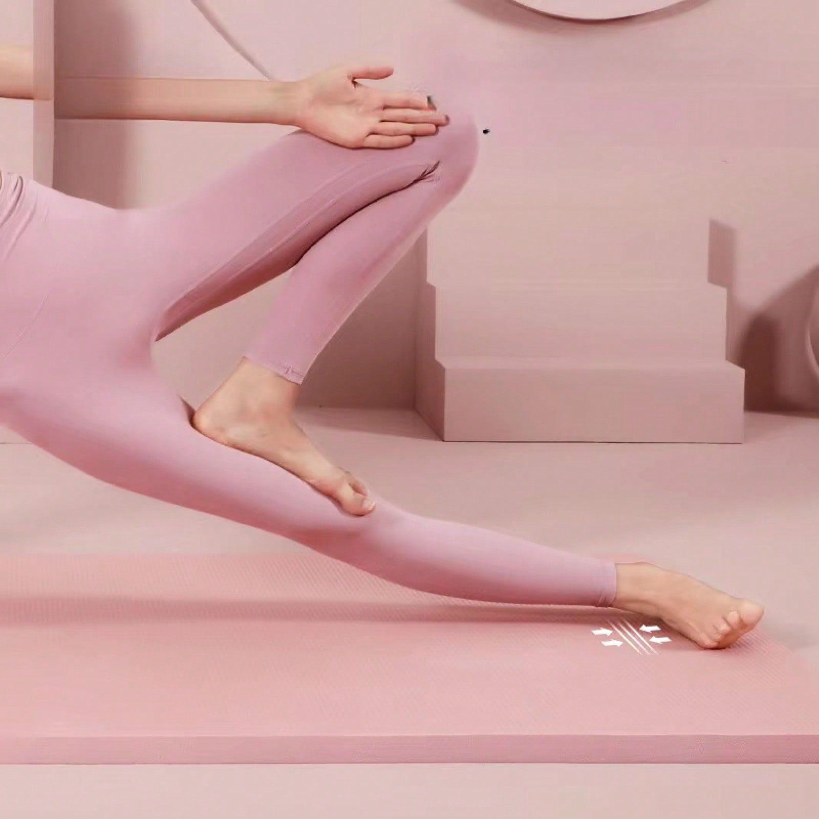 185*61CM Pink Non Slip Yoga Ma - огляд і ціна Yoga Daily Fitness