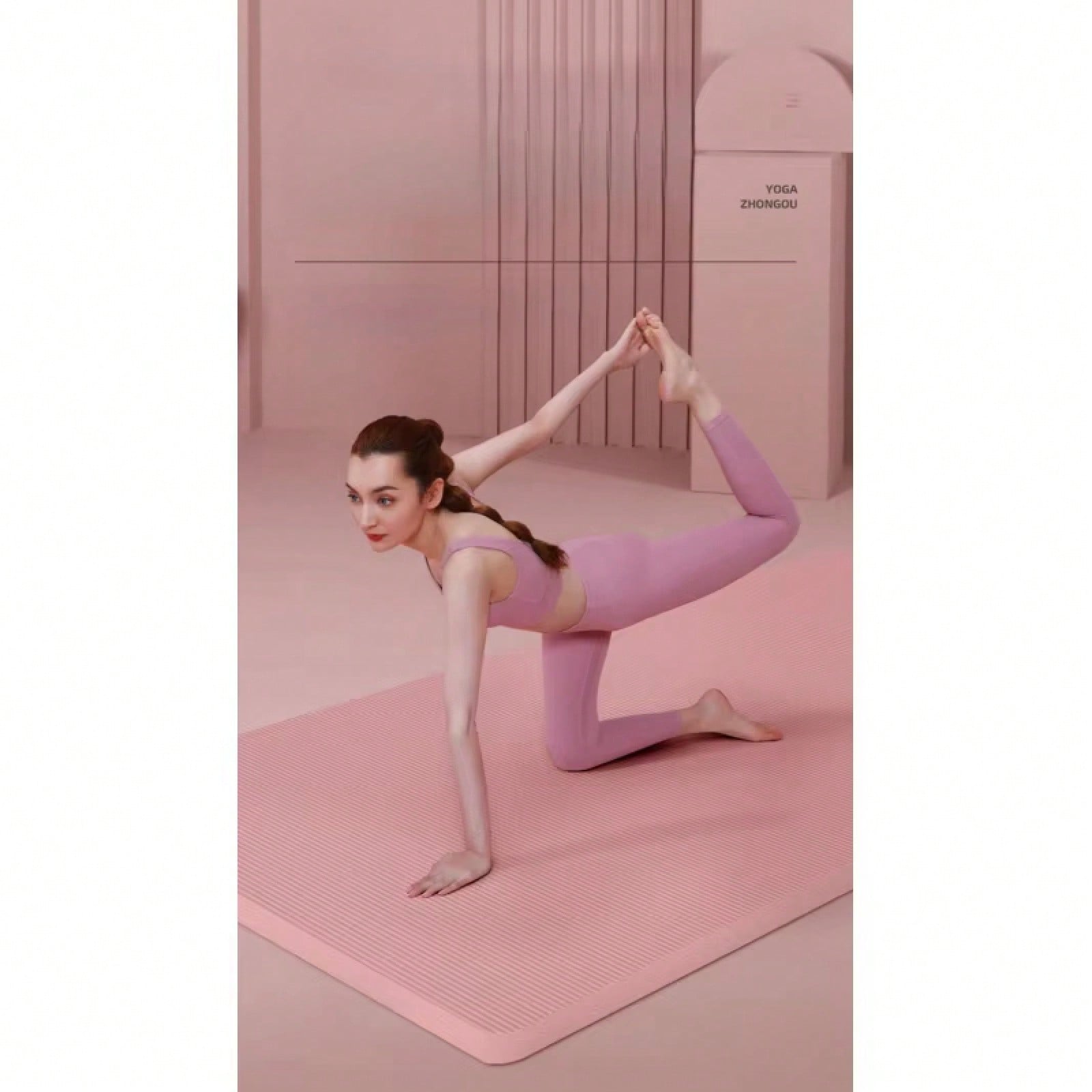 185*61CM Pink Non Slip Yoga Ma - огляд і ціна Yoga Daily Fitness