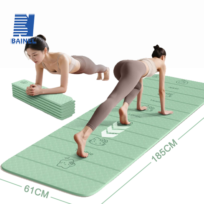 TPE Folding Yoga Mat Fitness D - огляд і ціна Yoga Fitness Holiday